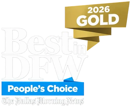 2026 Best in DFW People's Choice Gold award from The Dallas Morning News